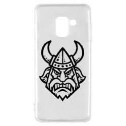 Чехол для Samsung A8 2018 Викинг в Шлеме - PrintSalon