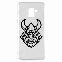 Чехол для Samsung A8+ 2018 Викинг в Шлеме