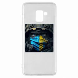 Чехол для Samsung A8+ 2018 Воин ЗСУ - PrintSalon