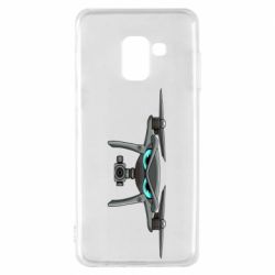 Чехол для Samsung A8 2018 Уверенный дрон - PrintSalon