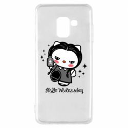 Чехол для Samsung A8 2018 Wednesday Hello Kitty - PrintSalon