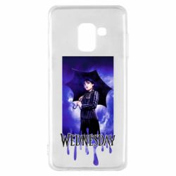 Чехол для Samsung A8 2018 Wednesday Text Logo - PrintSalon