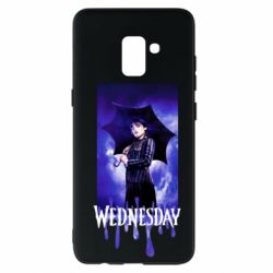 Чехол для Samsung A8+ 2018 Wednesday Text Logo - PrintSalon