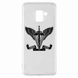 Чохол для Samsung A8+ 2018 Завжди перші - емблема ДШВ - PrintSalon