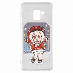 Чехол для Samsung A8+ 2018 Зимняя Кли - PrintSalon