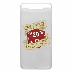 Чехол для Samsung A80 Crit fast - die last - PrintSalon