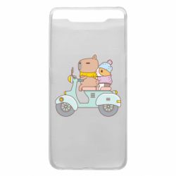 Чехол для Samsung A80 Капибара и Морская свинка - PrintSalon