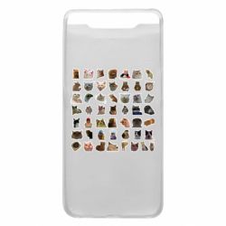 Чехол для Samsung A80 Коты мем. - PrintSalon