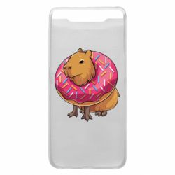 Чехол для Samsung A80 Пончик с капибарой - PrintSalon