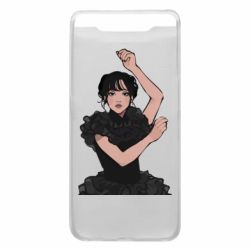 Чехол для Samsung A80 Уэнсдей арт