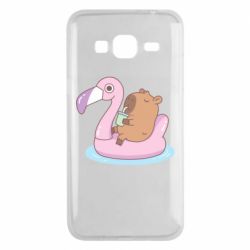 Чехол для Samsung J3 2016 Capybara Chilling - PrintSalon