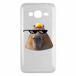 Чехол для Samsung J3 2016 Capybara cool - PrintSalon