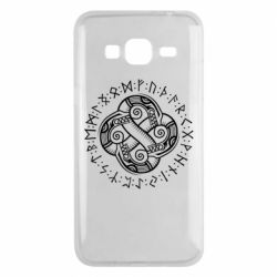Чехол для Samsung J3 2016 Celtic Dragon and Runes - PrintSalon