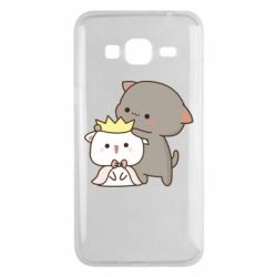 Чехол для Samsung J3 2016 Чиби котики - PrintSalon