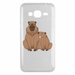 Чехол для Samsung J3 2016 Две капибары - PrintSalon