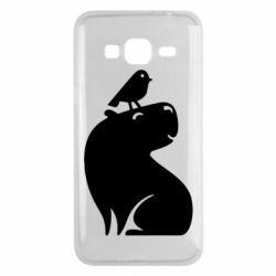 Чохол для Samsung J3 2016 Копібара та Пташка - PrintSalon