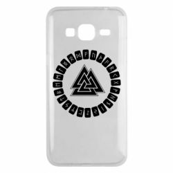 Чехол для Samsung J3 2016 Scandinavian Runes And Walknut - PrintSalon