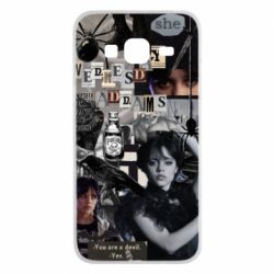 Чохол для Samsung J3 2016 Венздей Адамс.-PrintSalon Чохол для Samsung J3 2016 Венздей Адамс.