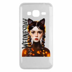 Чехол для Samsung J3 2016 Венздей кошка - PrintSalon