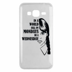 Чехол для Samsung J3 2016 Wednesday girl - PrintSalon