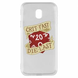 Чехол для Samsung J3 2017 Crit fast - die last - PrintSalon