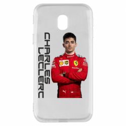 Чехол для Samsung J3 2017 F1 Charles Leclerc - PrintSalon