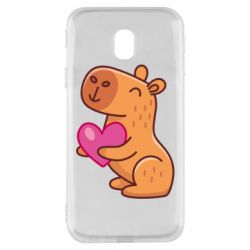 Чехол для Samsung J3 2017 Капибара сердечко - PrintSalon