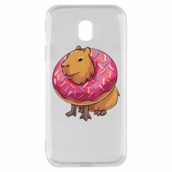 Чехол для Samsung J3 2017 Пончик с капибарой - PrintSalon