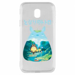 Чехол для Samsung J3 2017 Тоторо на рыбалке - PrintSalon