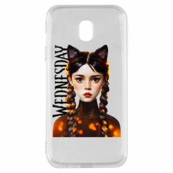 Чехол для Samsung J3 2017 Венздей кошка - PrintSalon