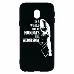 Чехол для Samsung J3 2017 Wednesday girl - PrintSalon