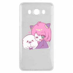 Чехол для Samsung J7 2016 Аня и Бонд Форджер