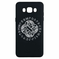 Чехол для Samsung J7 2016 Celtic Dragon and Runes