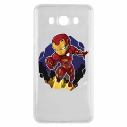 Чехол для Samsung J7 2016 Flying Iron man