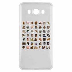 Чехол для Samsung J7 2016 Коты мем.