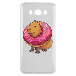 Чехол для Samsung J7 2016 Пончик с капибарой