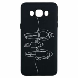 Чехол для Samsung J7 2016 Семья!