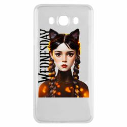 Чехол для Samsung J7 2016 Венздей кошка