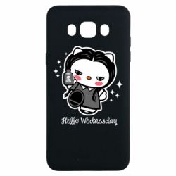 Чехол для Samsung J7 2016 Wednesday Hello Kitty