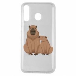 Чехол для Samsung M30 Две капибары
