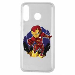 Чехол для Samsung M30 Flying Iron man - PrintSalon