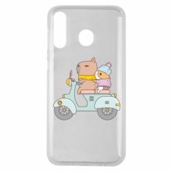Чехол для Samsung M30 Капибара и Морская свинка