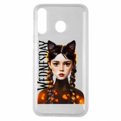 Чехол для Samsung M30 Венздей кошка - PrintSalon