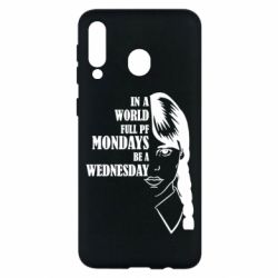 Чехол для Samsung M30 Wednesday girl - PrintSalon
