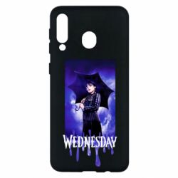 Чехол для Samsung M30 Wednesday Text Logo - PrintSalon