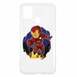 Чехол для Samsung M31 Flying Iron man - PrintSalon