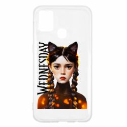 Чехол для Samsung M31 Венздей кошка - PrintSalon