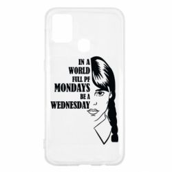 Чехол для Samsung M31 Wednesday girl - PrintSalon