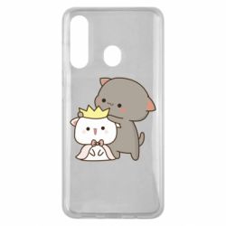 Чехол для Samsung M40 Чиби котики - PrintSalon