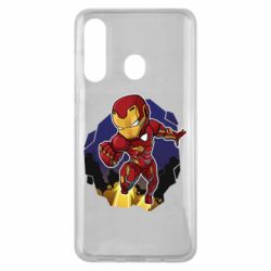 Чехол для Samsung M40 Flying Iron man - PrintSalon